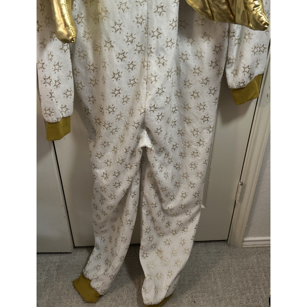 #followme Womens One Piece Christmas Themed Adult Microfleece Hoodie PJs L - Picture 9 of 11
